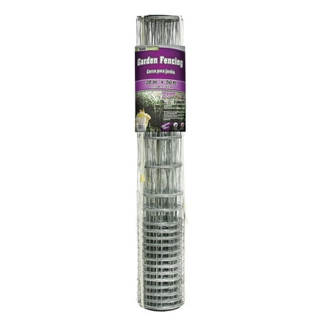 YARDGARD 28 Inch by 50 Foot 16 Gauge Rabbit and Small Animal Garden Fence