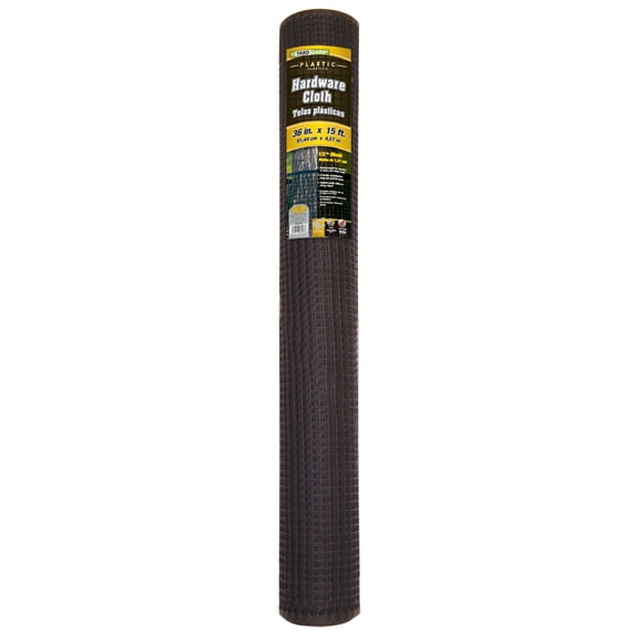 YARDGARD 3 Foot x 15 Foot Black Plastic Hardware Cloth