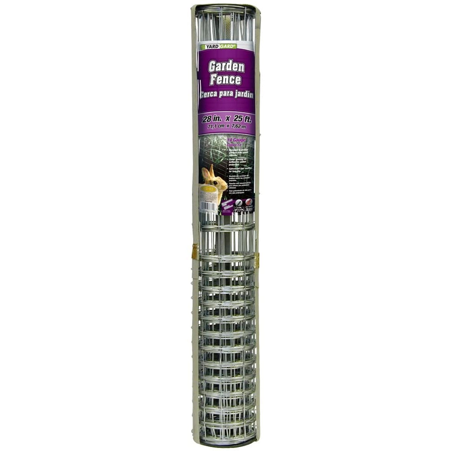 YARDGARD 308374A 28 Inch by 25 Foot 14 Gauge Garden Rabbit and Small