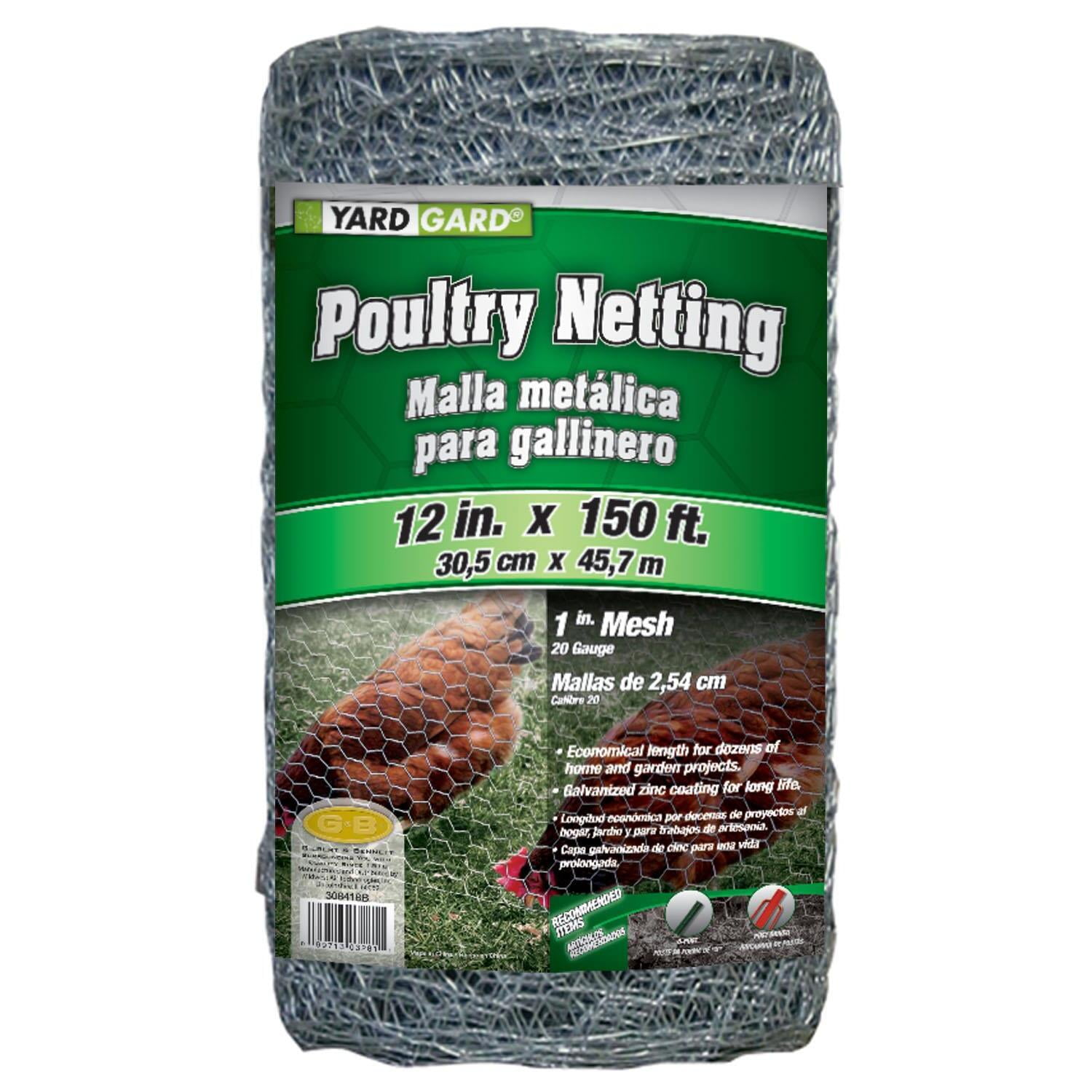 YARD GARD YARDGARD 308418A Fence, 150 feet, Color - Galvanized