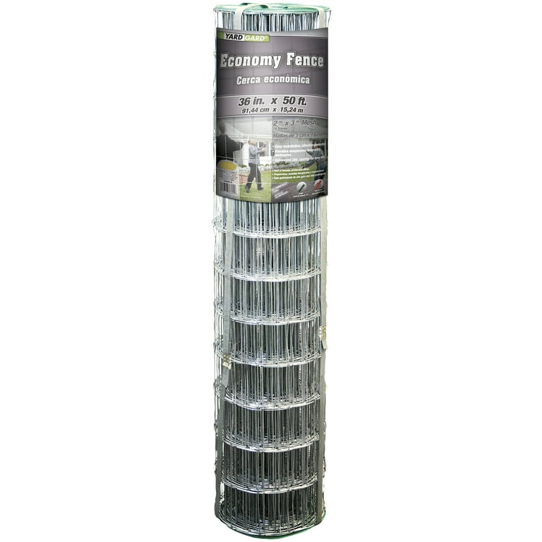YARDGARD 3 ft. x 50 ft. Economy 16-Gauge Welded Wire Fence
