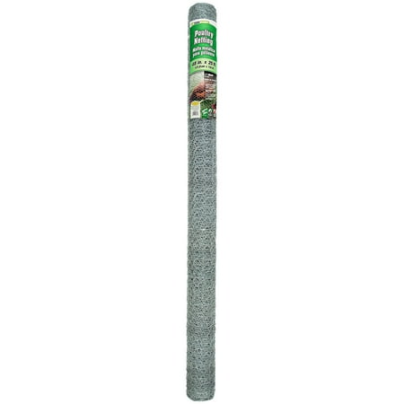 YARDGARD 4 Foot X 25 Foot 1 Inch Mesh Poultry Netting