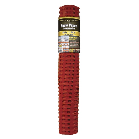 YARDGARD 4 Foot x 50 Foot High Visibility Plastic Snow Fence