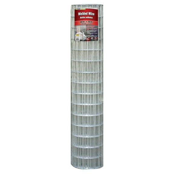 YARDGARD 60 inch by 50 foot 12.5 gauge 4 inch by 2 inch mesh galvanized welded wire
