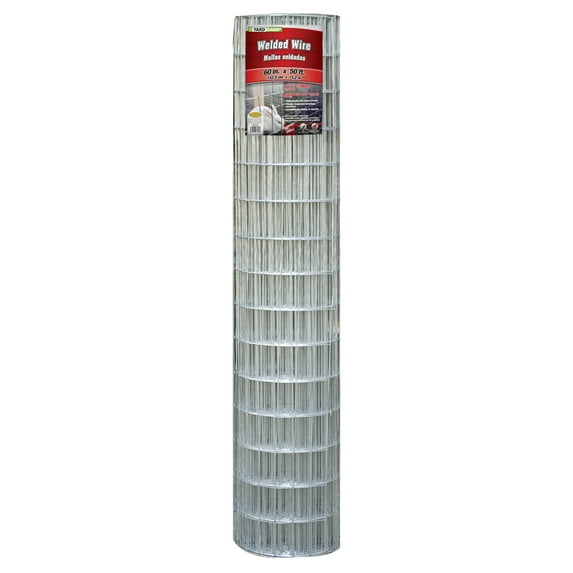 YARDGARD 60 inch by 50 foot 12.5 gauge 4 inch by 2 inch mesh galvanized welded wire