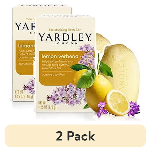 (2 pack) YARDLEY LEMON VERBENA, 4.25 oz