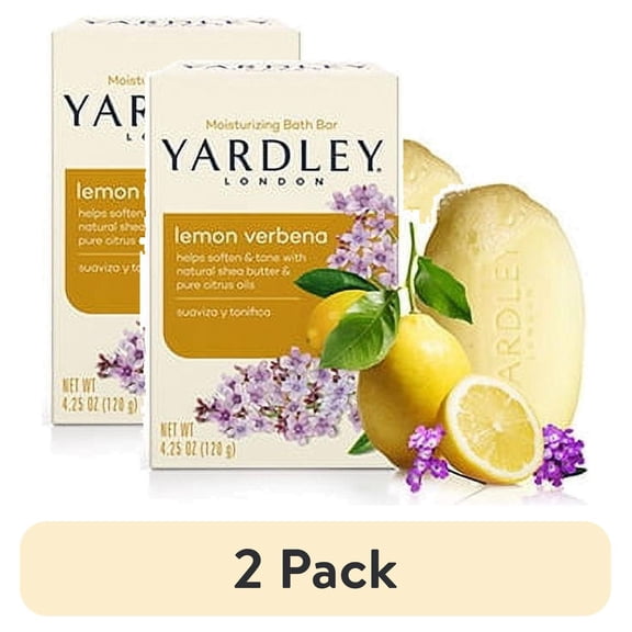 (2 pack) YARDLEY LEMON VERBENA, 4.25 oz