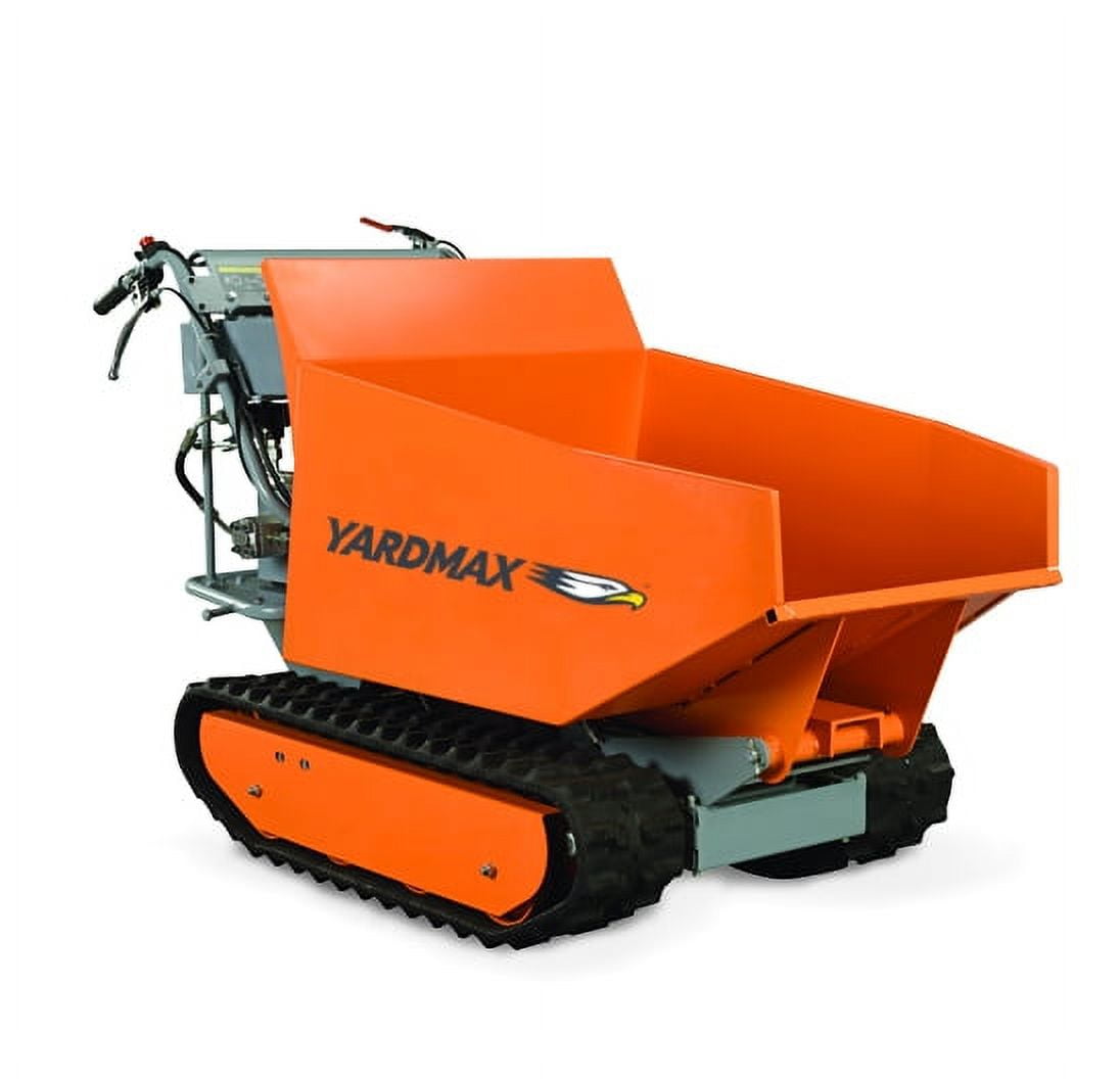 YARDMAX YD8105 Track Barrow with Hydraulic Assist 1100 lb