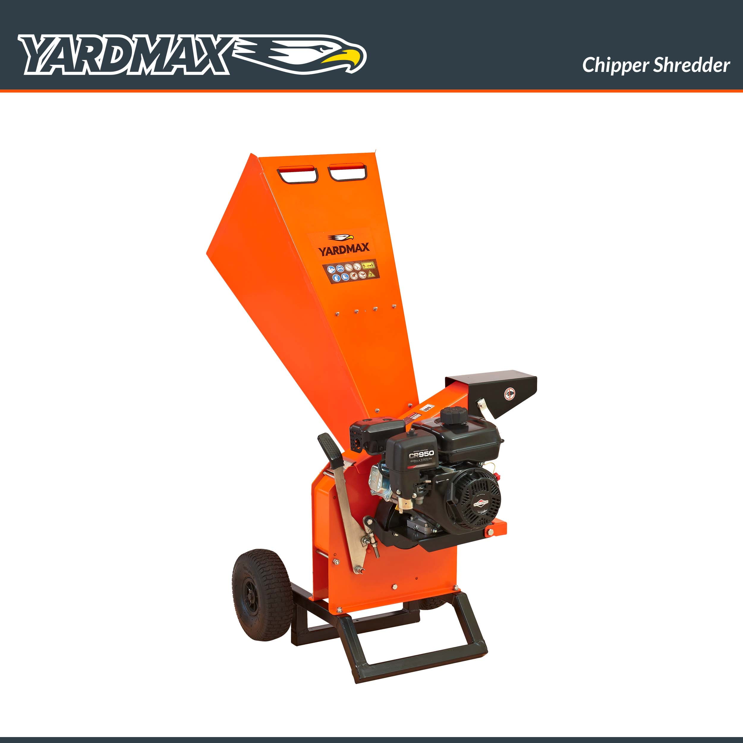 YARDMAX YW7565 Chipper/Shredder, Briggs & Stratton Engine