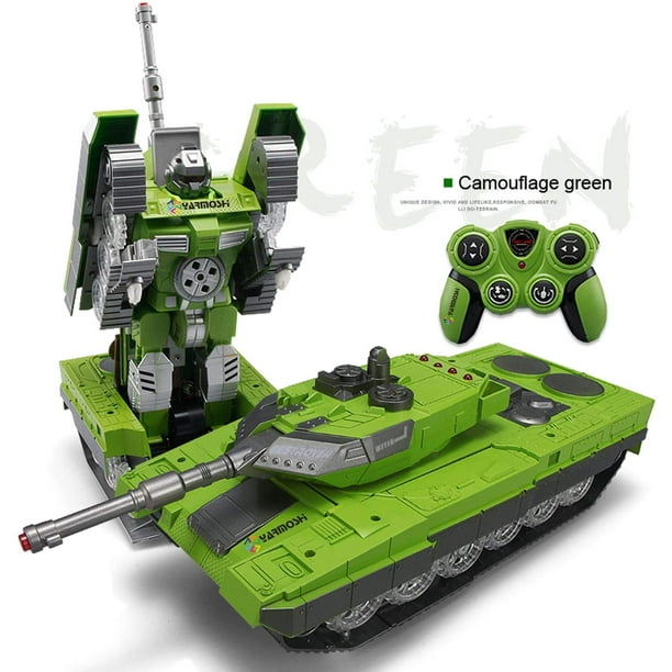 YARMOSHI Remote Control Tank Robot for Kids 3 12 Green