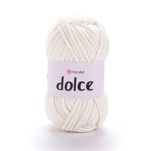Dolce Chenille Velvet Super Bulky Yarn Blanket & Amigurumi Crochet Yarn by Yarnart - 100g (3.53oz), 131 Yards - Color 745