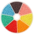 thumbnail image 1 of YARNOW 1 Box of Handcraft Making Bead Bracelet Pendant Glass Bead Colorful DIY Bead, 1 of 5