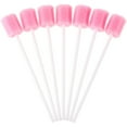 YARNOW 100 Pcs Disposable Oral Care Sponge Swabs Tooth Cleaning Mouth Swabs Dental Swabs