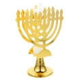 YARNOW LED Electric Hanukkah Menorah Decorative LED Candle Light