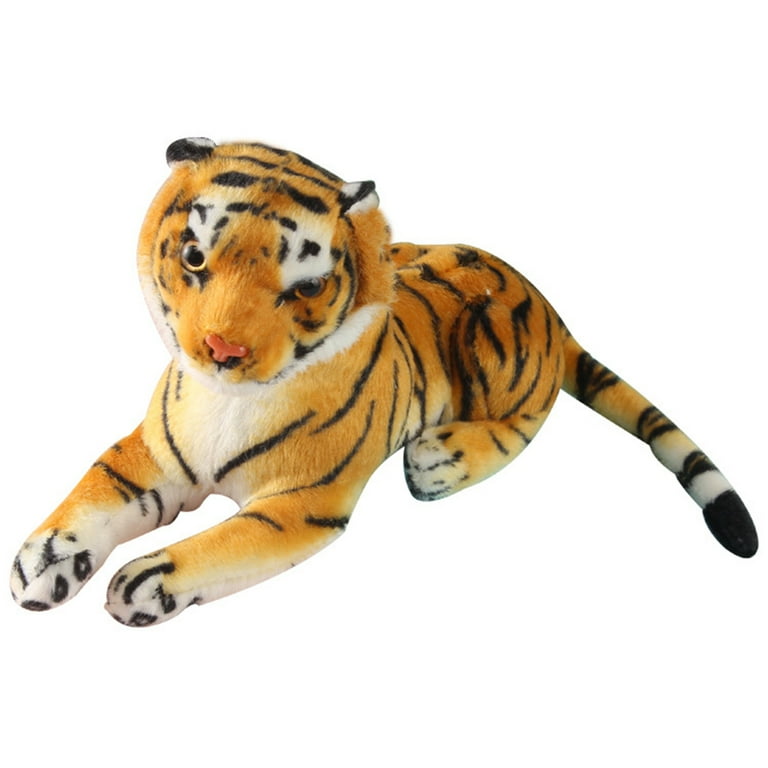 YARNOW Tiger Stuffed Animal Toys Cuddly Tiger Plush Toy Home Decoration for Kids Children Yellow Walmart