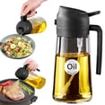 thumbnail image 1 of YARRAMATE 16oz Oil Sprayer for Cooking, 2 in 1 Olive Oil Dispenser Bottle with Stickers for Kitchen Gadgets, Black, 1 of 10
