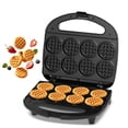 thumbnail image 1 of OSTBA Mini Waffle Maker, Waffle Bites Maker with 8 Mini 2-Inch Waffles, Nonstick Small Waffle Machine for Breakfast, Snacks & Desserts, 1 of 7
