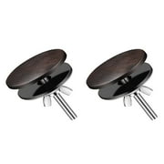 YASONIC 2Pc Stainless Steel Kitchen Sink Faucet Hole Cover Basin Hole Sealing Plug Gold/gray/bronze 5*7*1.2cm Sink Stopper Kitchen Parts