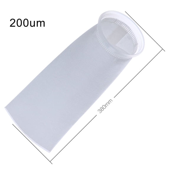 YASONIC 2pc Filter Bag PP Non-Woven Water Treatment Filter Bag Liquid Water Treatment Filter Bag 75um 100um 200um