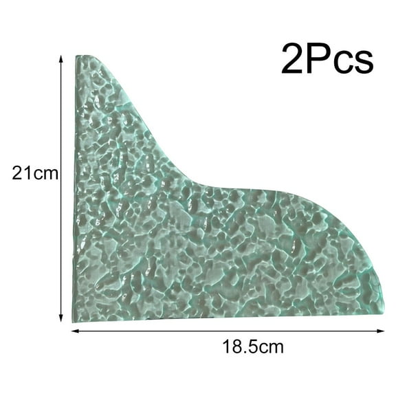 YASONIC 2pc Shower Splash Guard, Water Ripple Tub Splash Guards to Keep Water in Shower