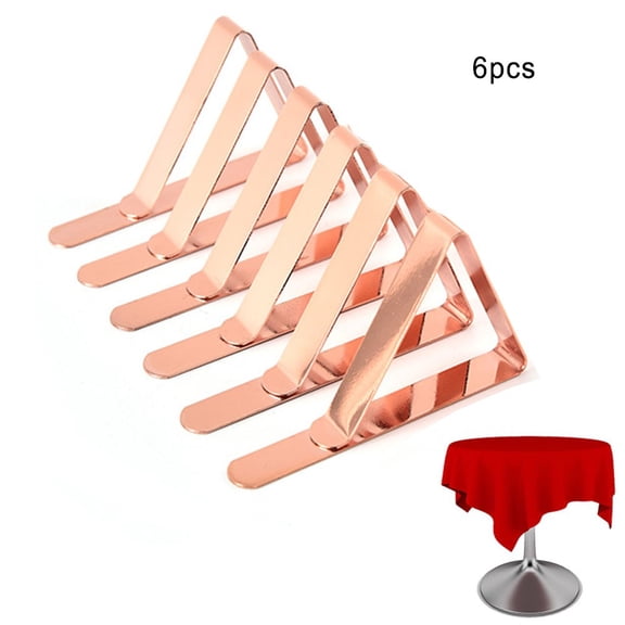 YASONIC 8Pcs/set Stainless Steel Tablecloth Tables Cover Clip Map Table Holder Clips