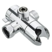YASONIC ABS Shower Diverter Valve 1/2 Inch 3 Way Valve Sprayer Water Separator Shower Adapter Connector Bathroom Shower Accessories