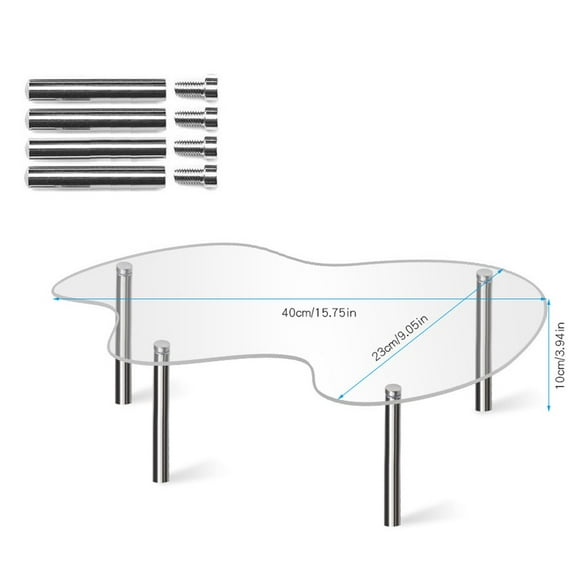 YASONIC Cupcake Holder Acrylic Cupcake Display Riser Stand Clear Dessert Bakery Stand