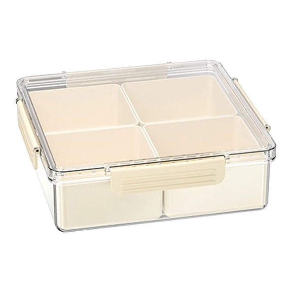 YASONIC Divided Serving Tray, Compartments Snack Box for Candy, Nuts, Cookies, Fruit