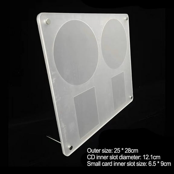 YASONIC Kpop Photocard Holder Acrylic Photo Frame Magnetic Picture Frame CD Album Frame Idol Card Display Stand Kpop Room Decoration