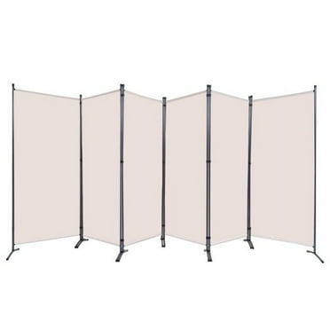 YPSXVGJ 6.2Ft Folding 6-Panel Room Divider Grey - 130