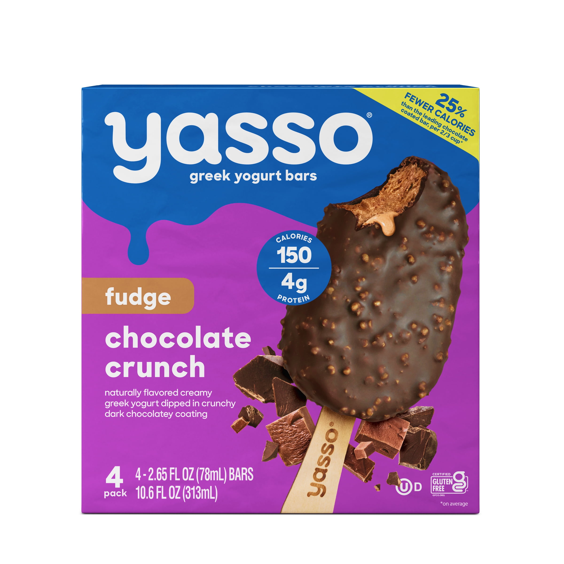 YASSO FUDGE CRUNCH BAR 4CT Walmart yasso-greek-yogurt-nutrition-blog-dandk