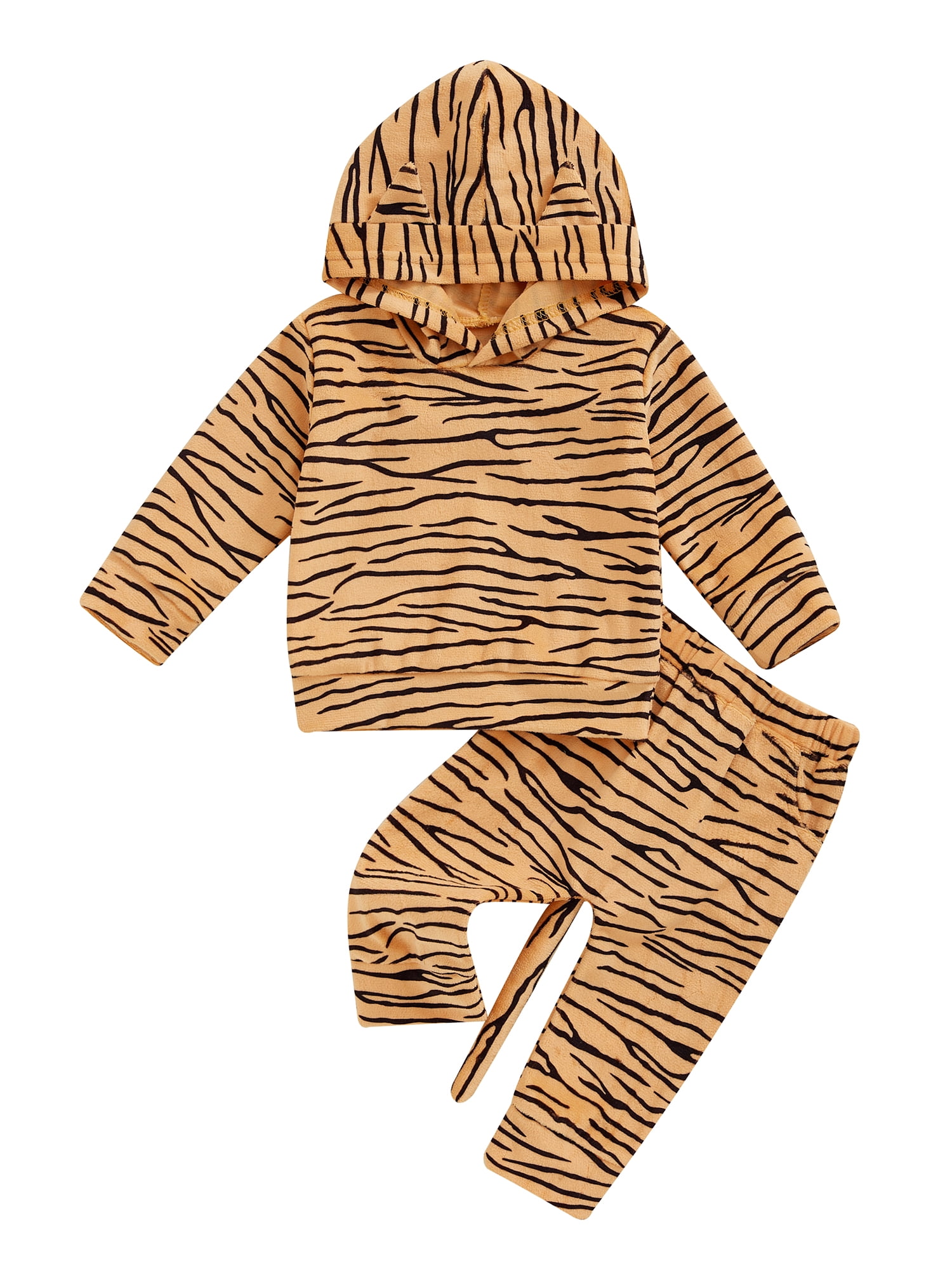 Its Tiger Thing Printed Baby Boys Girls Cotton Hoodie In Bangladesh main image 0