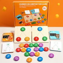 YATAV 1-10 Addition and Subtraction Games,Math Flash Cards for Kindergarten,1st Grade,Wooden Montessori Toys Classroom and Preschool Must Haves,Math Learning and Skill Building