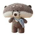 thumbnail image 1 of YATAV 10 Inches Adorable Mini Stuffed Animal with Cute Shoulder Bag - Playful Ease - Timeless Companions - Birthday Christmas Present - Grey Beaver, 1 of 8