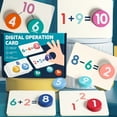 thumbnail image 1 of YATAV Addition and Subtraction Games,Math Flash Cards for Kindergarten,1st Grade,2nd Grade,Wooden Montessori Toys Classroom and Preschool Must Haves, Math Learning and Skill Building, 1 of 9
