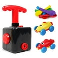 thumbnail image 1 of YATAV Balloon Powered Cars Balloon Racers with Manual Balloon Pump (2 Cars & 6 Balloons) for Kids Boys Girls 3+ and Classroom (Black), 1 of 2
