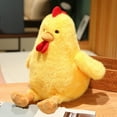 thumbnail image 1 of YATAV Chicken Stuffed Animal Chicken Plush Doll Toy Adorable Soft Chicken Rooster Toy Plushies and Gifts 18 inch for Christmas Thanksgiving Birthday(Yellow), 1 of 7