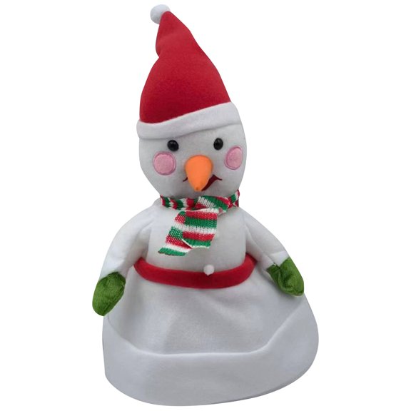 YATAV Christmas Hats Santa Hats,Electric Christmas Singing and Dancing Hat,Red Musical Funny Xmas Toy Hat for Christmas New Year Party Supplies Xmas(Snowman)