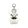 thumbnail image 1 of YATAV Cute Dog Plush Keychain for Women - Kawaii Stuffed Animal Charm for Purse,Backpack & Bag Accessories,Fun Surprise Gift(White-B), 1 of 5