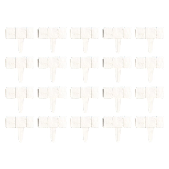 YATAV Plastic Garden Retaining Fence Garden Edging Landscape Flower Bed Edging Borders Faux Stone for Landscaping Lawn Blocks Interlocking No Dig Flexible Weather Resistant Outdoor Beds(White,20PCS)