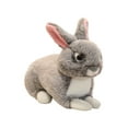 thumbnail image 1 of YATAV Realistic Dutch Rabbit Stuffed Animal - Lifelike Detail - Cherished Companionship - Birthday Christmas Gift - Gray 8 Inches, 1 of 5