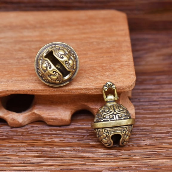 YATAV Retro Style Copper Bell for Dog Collar,Brass Dog Bells Extra Loud Collar Bell for Pet Tracking Anti Lost Training Pets Pendant Accessories Anti Theft Bells for Little Dogs & Cats