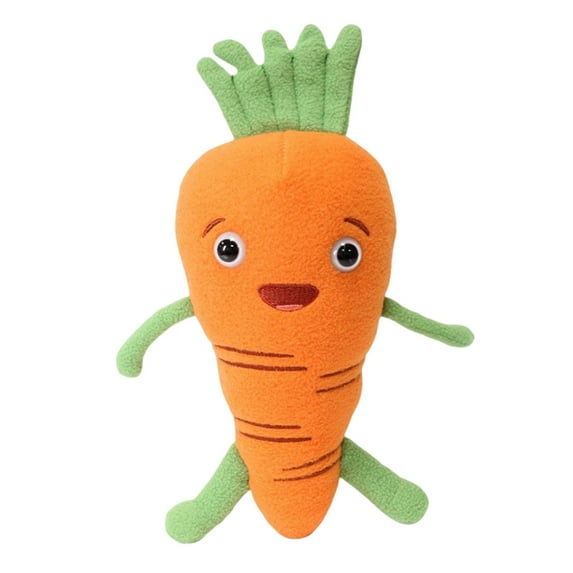 YATAV Vegetable Plush Bulk Colorful Cute Stuffed Mini Eggplant Chili Corn Tomato Carrot Potato Stuffed Toy Sensory Gifts for Birthday Easter Valentines Day Favors(Carrot)