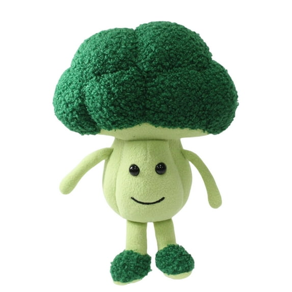 YATAV Vegetable Plush Bulk Colorful Cute Stuffed Mini Eggplant Chili Corn Tomato Carrot Potato Stuffed Toy Sensory Gifts for Birthday Easter Valentines Day Favors(Broccoli)