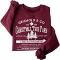 thumbnail image 1 of YATELLE Christmas Tree Farm Sweatshirt Clark Graphic Sweatshirt, 1 of 4