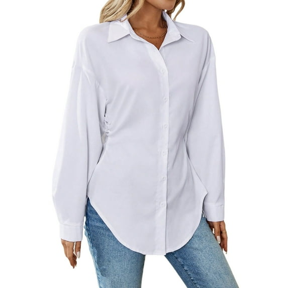 YATELLE Elegant Women's Long Sleeve Vacation Shirt,Long Sleeve Tops