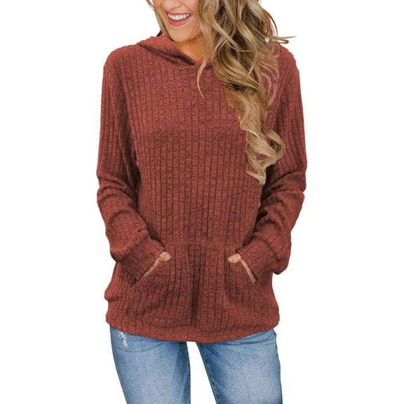 YATELLE Sweaters for Women Long Sleeve Fashion Hoodies Fall Pullover Sweatshirts with Pocket Tunic Tops