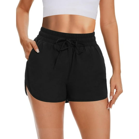 YATELLE Women's Sports Fitness Shorts Casual Sexy Yoga Shorts Dolphin Shorts