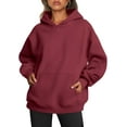 thumbnail image 1 of YATELLE Womens Oversized Hoodies Fleece Sweatshirts Long Sleeve Sweaters Pullover Baggy Hoodie, 1 of 7