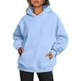thumbnail image 1 of YATELLE Womens Oversized Hoodies Fleece Sweatshirts Long Sleeve Sweaters Pullover Baggy Hoodie, 1 of 7